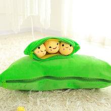 Load image into Gallery viewer, 3 Beans With Cloth Case Creative Soft Hold Pillow