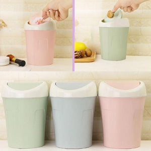 Portable Creative Mini Small Waste Bin