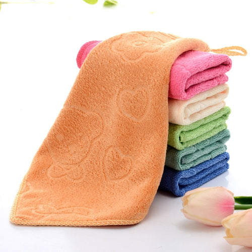 For Kids Bear Printed Hand Towels