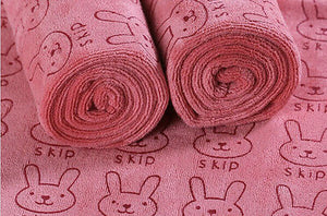 Rabbit Soft Microfiber Baby Towel