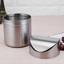 Load image into Gallery viewer, Colorful Stainless Steel Desk Trash Bin