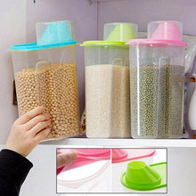 Load image into Gallery viewer, Plastic Cereal Dispenser Storage Box