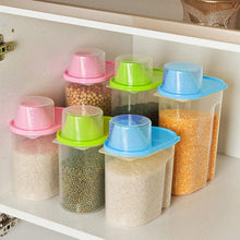 Load image into Gallery viewer, Plastic Cereal Dispenser Storage Box