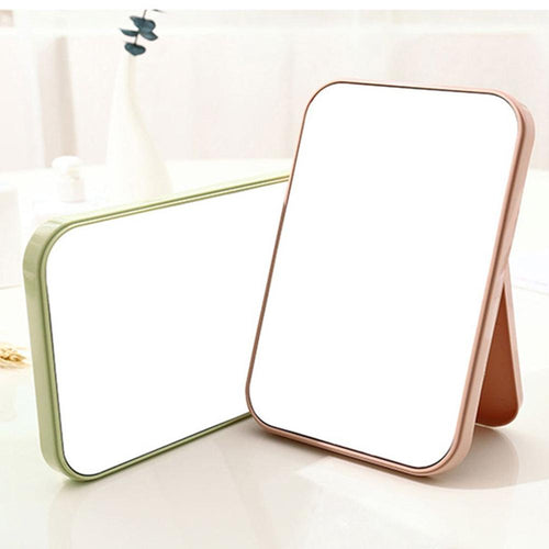 Folding Portable Square Colorful Princess Makeup Mirrors