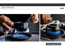 Load image into Gallery viewer, Deep blue Ceramic Coffee Cup