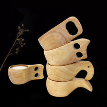 Load image into Gallery viewer, Handmade Beech Wooden Cups