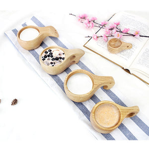 Handmade Beech Wooden Cups