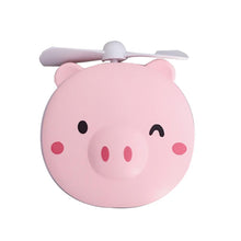 Load image into Gallery viewer, Portable LED Cartoon Pig Fill Light Mirror