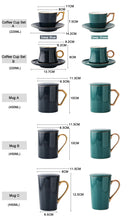 Load image into Gallery viewer, Elegant Ceramic Coffee Cup Set