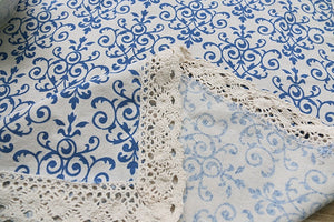 Retro Linen Cotton Tablecloth