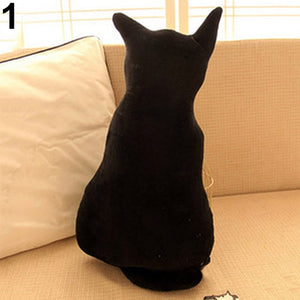 Cat Soft Plush  Back Shadow Toy Pillow