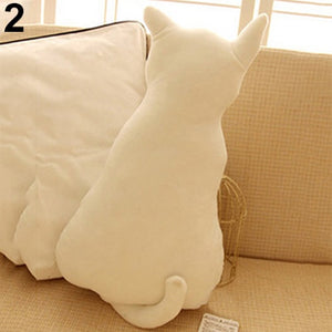 Cat Soft Plush  Back Shadow Toy Pillow