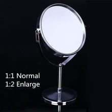 Load image into Gallery viewer, Make Up Mirror Round Desktop Rotating Mirror