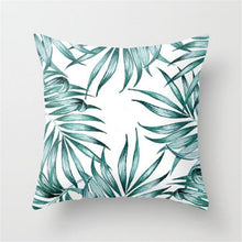 Load image into Gallery viewer, Hot Tropical Plant  Green Leaves Pillow