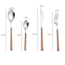 Load image into Gallery viewer, 4PCS Stainless Steel Tableware Set