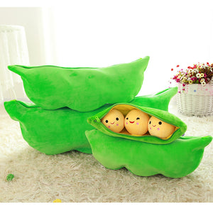 3 Beans With Cloth Case Creative Soft Hold Pillow