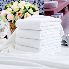 Load image into Gallery viewer, 1 Pc White Soft Home Hotel Bath Towel