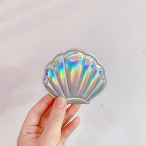 Creative Sea Shell Shaped Holographic Rainbow  Mirror