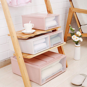 Plastic Transparent Stackable Drawer Storage Box