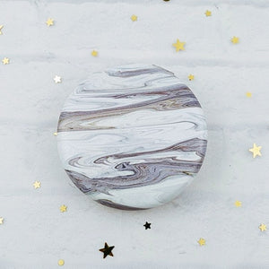 Marble Pattern Portable Double Sided Mirror