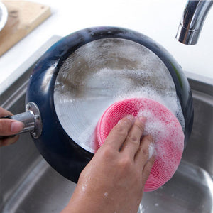 New Magic Silicone Dish Washing Brush