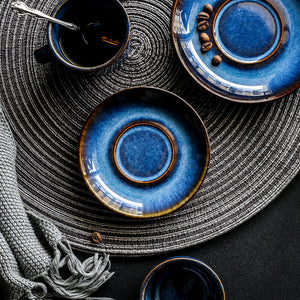 Deep blue Ceramic Coffee Cup