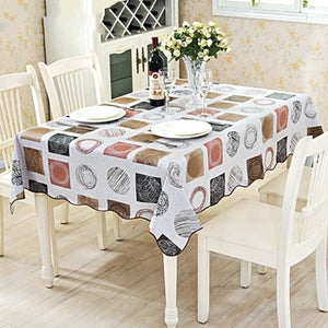 PVC Waterproof & Oil Proof  Table Cloth