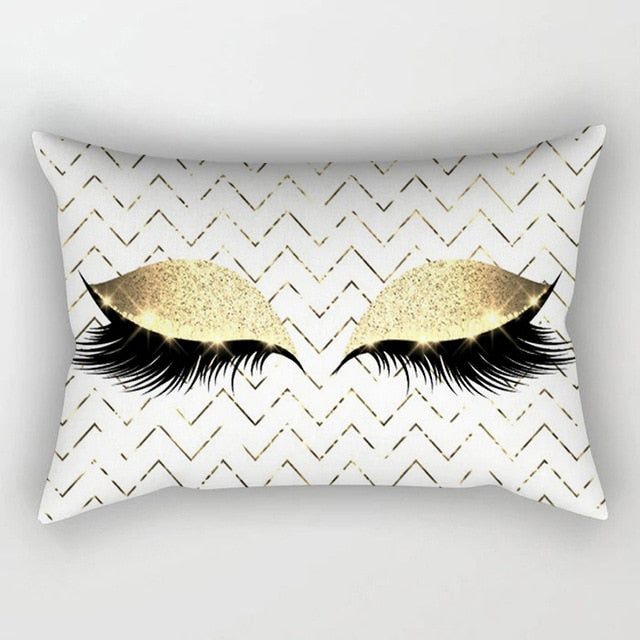 New Style Creative Eyelash Polyester Pillow