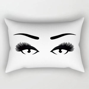 New Style Creative Eyelash Polyester Pillow