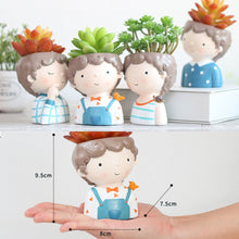 Load image into Gallery viewer, Boys and Girl Design Flower  Vase