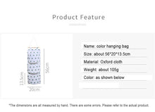 Load image into Gallery viewer, 3 Pockets Cotton Wall Hanging Storage Bags