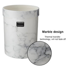 Load image into Gallery viewer, Marble Pattern Trash Can