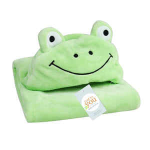 Lovely fleece baby bath towel