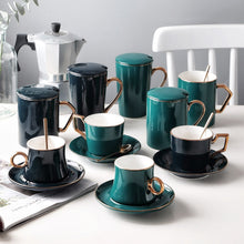 Load image into Gallery viewer, Elegant Ceramic Coffee Cup Set