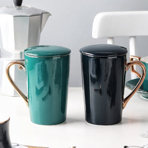 Elegant Ceramic Coffee Cup Set