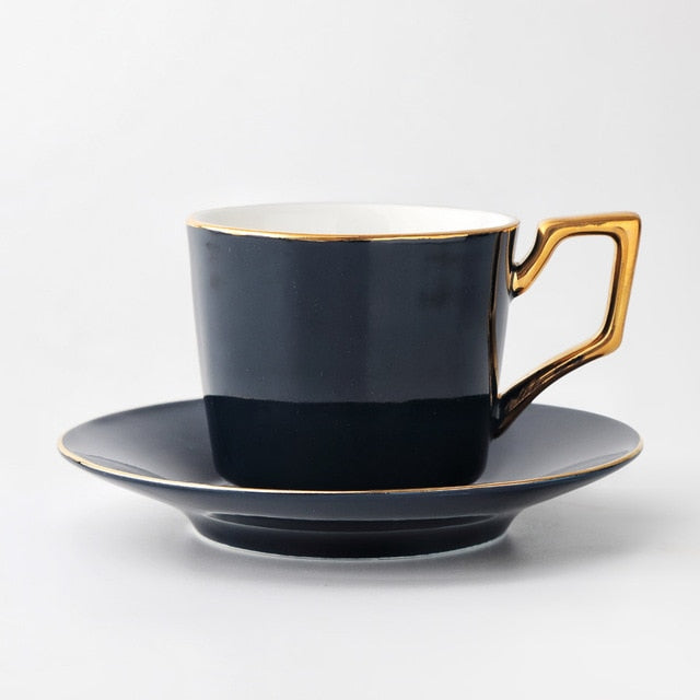 Elegant Ceramic Coffee Cup Set