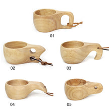 Load image into Gallery viewer, Handmade Beech Wooden Cups